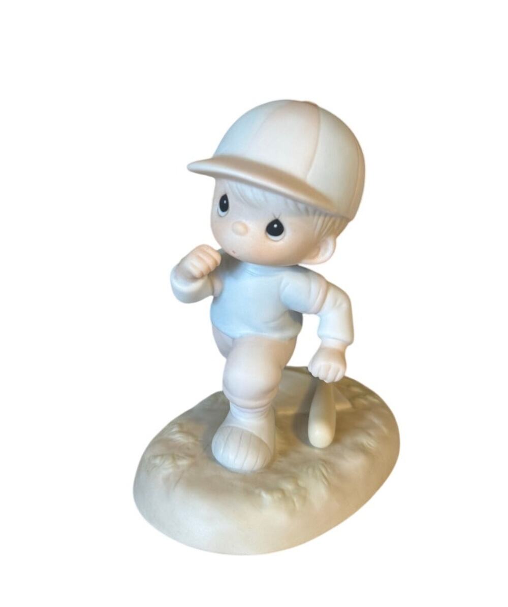 Vintage 1987 Precious Moments Cheers to the Leader Porcelain Figurine 104035